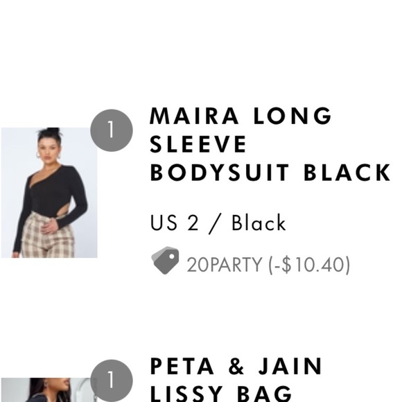 NWOT Princess Polly Bodysuit - Picture 4 of 5